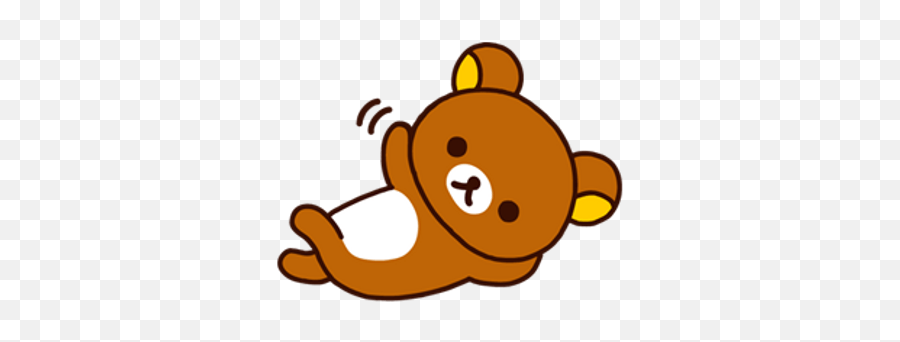 Rilakkuma Bear Waving Transparent Png - Rilakkuma Png,Rilakkuma Transparent