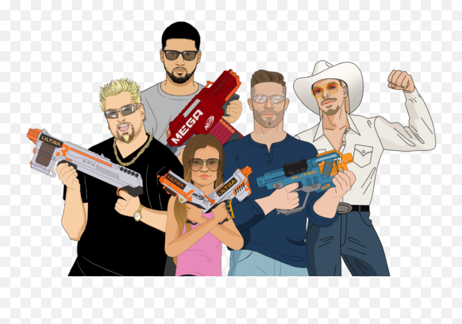 Nerf House Series Challenge - Nerf Nerf House Klay Png,Guy Fieri Transparent