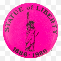 Statue Of Liberty Busy Beaver Button Museum - Circle png