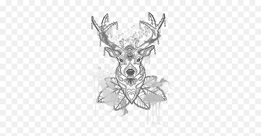 Download Body Tattoo Art Sleeve Sticker Deer Clipart Png - Tattoo,Transparent Tattoo Sleeves Png