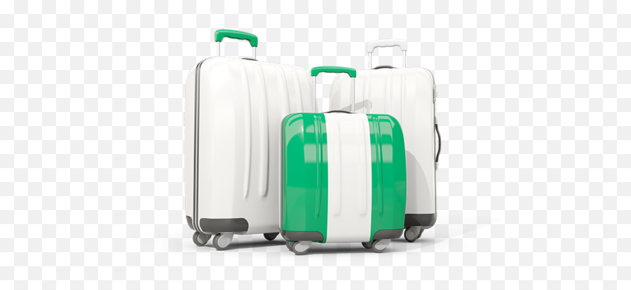 Luggage With Flag - Baggage Png,Travel Icon Nigeria