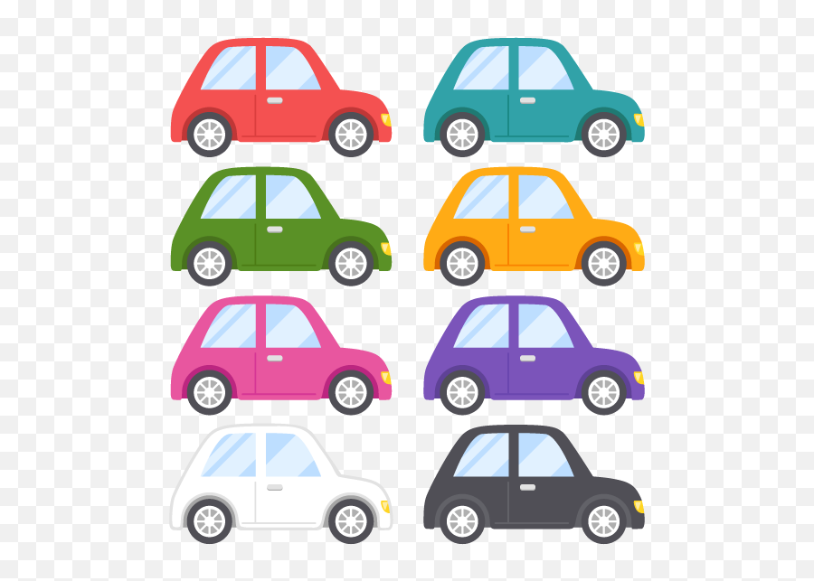 Cars 8 Colors Free Png And Vector - Picaboo Free Vector Colorful Car Png Vector,Cars Png