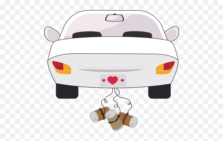 Just Married Car Icon - Automotive Decal Png,Just Married Icon
