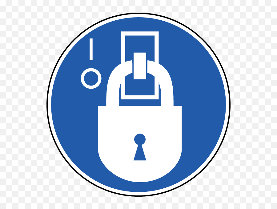Labels Png - Deenergized State Lockout Label Lock Out Tag Lock Out Tag Out Icon Blue,Icon Symbol For State