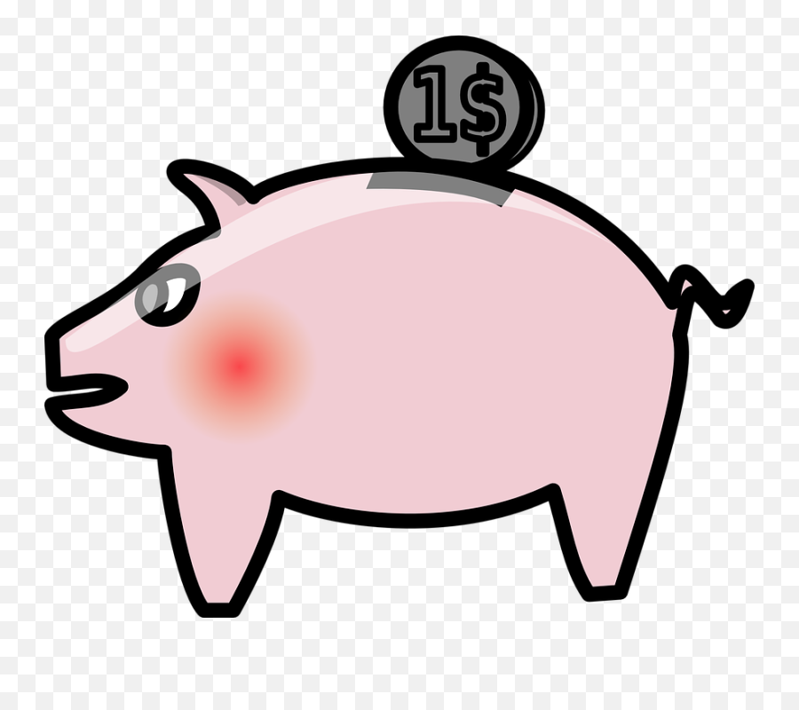Piggybank Clip Art - Save Money Clipart Png,Money Clip Art Png