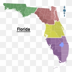 Download Florida Map Png - Panama City Florida Map,Florida Map Png