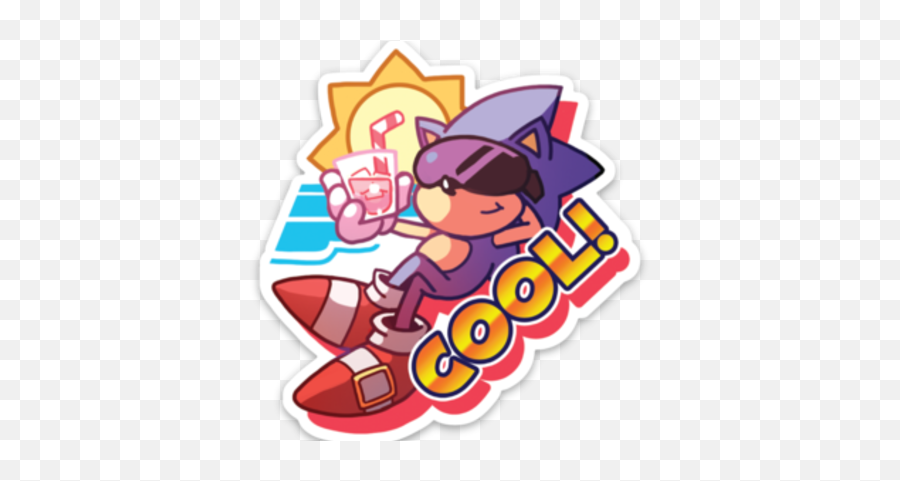 Sonic Item Box Vinyl Sticker Rtil Online Store Powered - Sonic Sticker Cool Png,Katawa Shoujo Icon