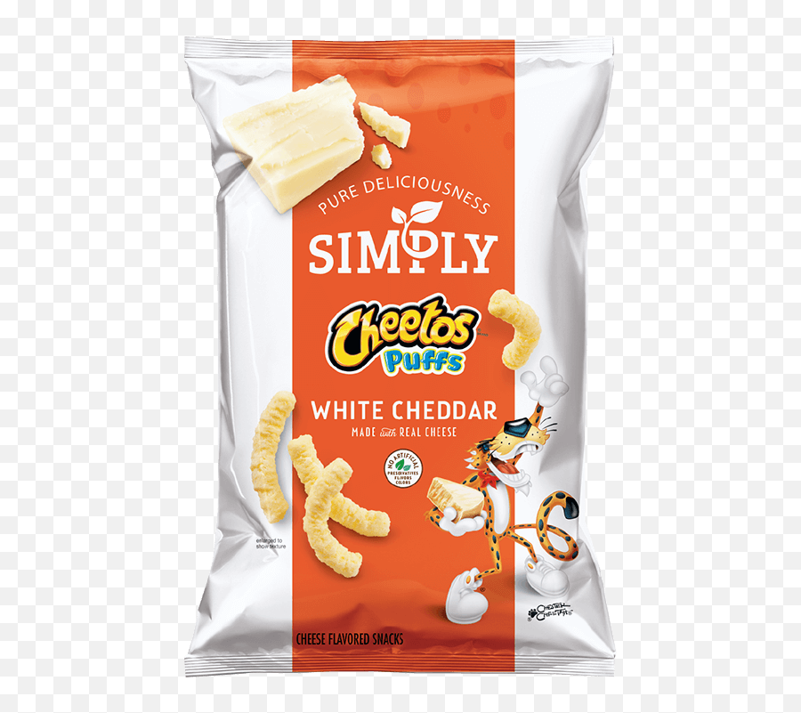 Simply Cheetos Puffs White Cheddar Cheese Flavored Snacks - White Cheddar Cheetos Png,Frito Lay Logo