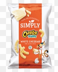 Simply Cheetos Puffs White Cheddar Cheese Flavored Snacks - White Cheddar Cheetos Png,Frito Lay Logo