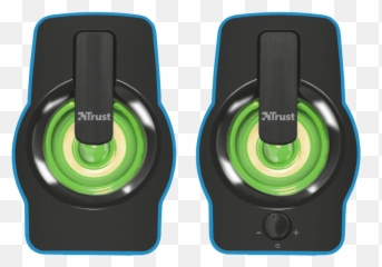 Trustcom - Gemi RGB 20 Speaker Set blue 22845 Inu Wireless Usb 1000 Black png