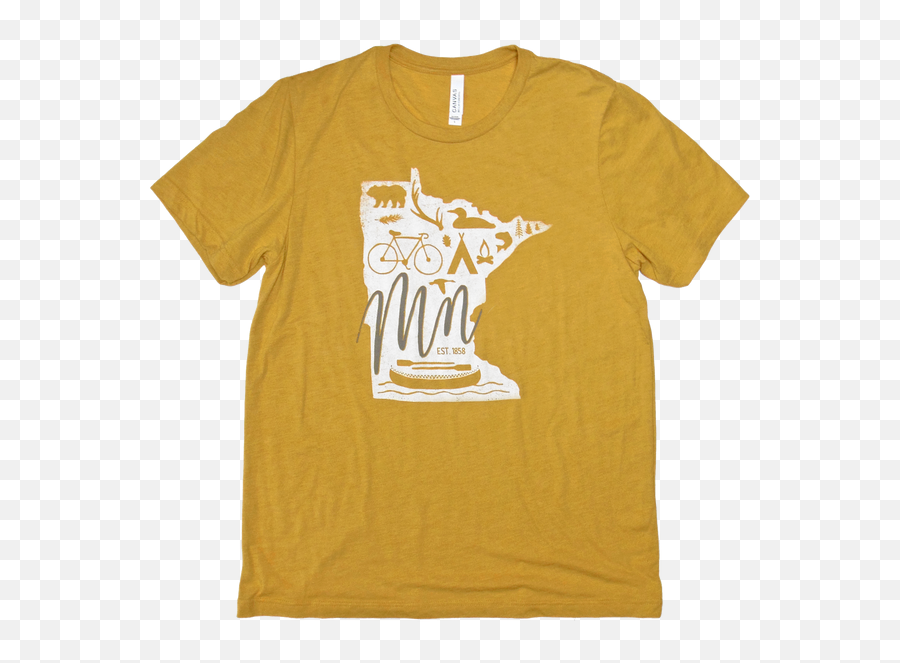 Mn Icon Tee - Mustard Short Sleeve Png,Minneapolis Icon