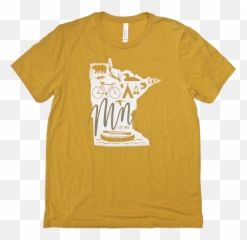 Mn Icon Tee - Mustard Short Sleeve png