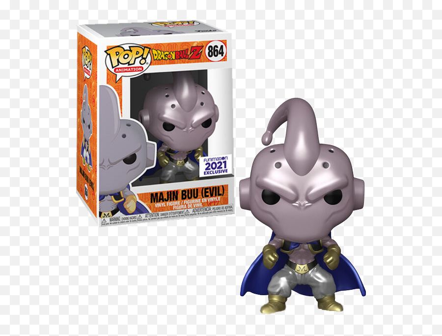 Dragon Ball Z - Majin Buu Evil Metallic Pop Vinyl Funimation Exclusive Funko Pop Majin Buu Evil Png,Beerus Icon