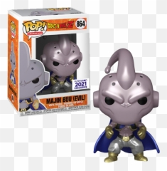 Dragon Ball Z - Majin Buu Evil Metallic Pop Vinyl Funimation Exclusive Funko png