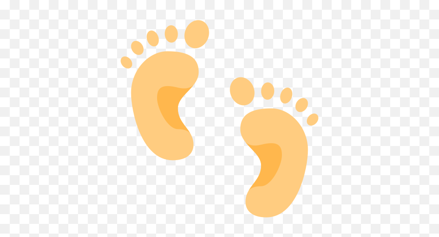 Baby Feet Icon In Color Style - Footprint Png,Foot Icon Png