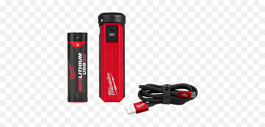 Redlithium Usb Charger U0026 Portable Power Source Kit - Milwaukee Redlithium Usb Png,Iphone 6 Dead Battery Icon