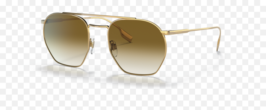 Burberry Be3126 Ramsey 53 Green Gradient U0026 Gold Sunglasses - Full Rim Png,Silhouette Glasses Tma Icon