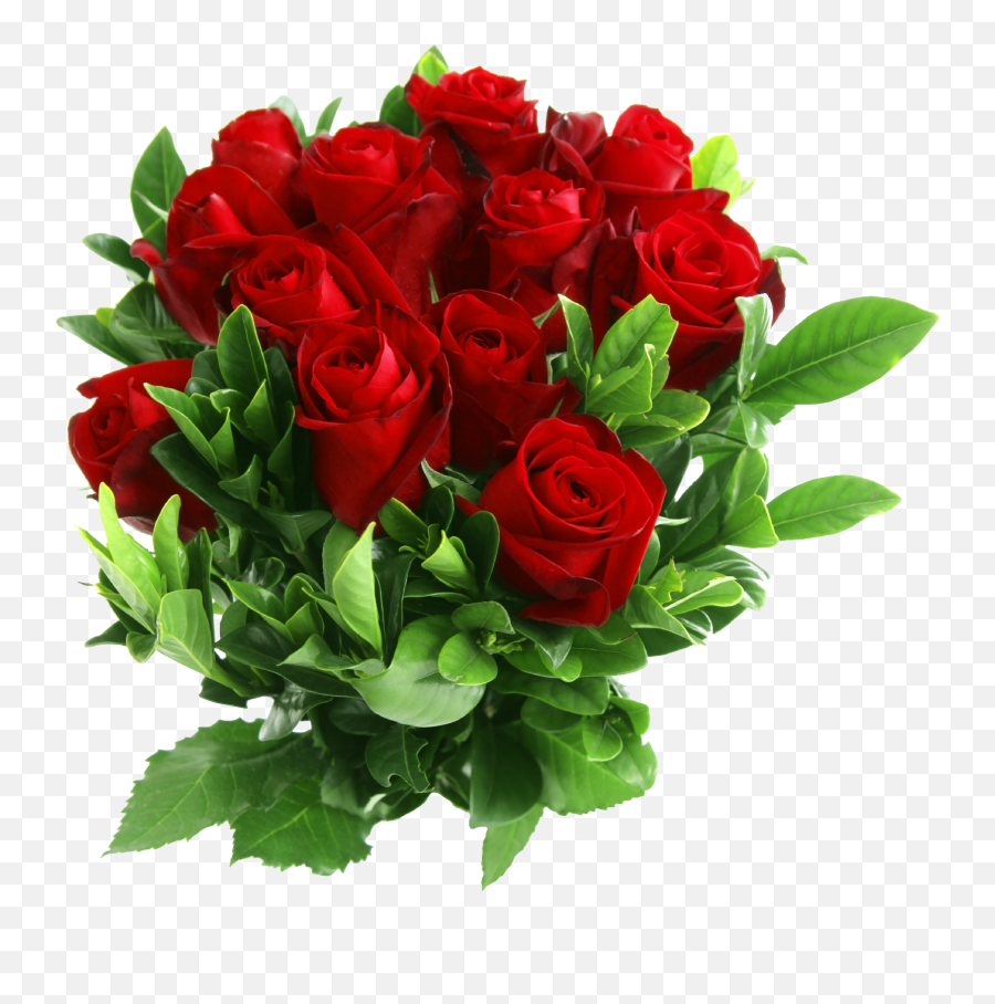 Rose Bouquet Transparent Png Clipart - Red Rose Flower Png Hd,Bouquet Png