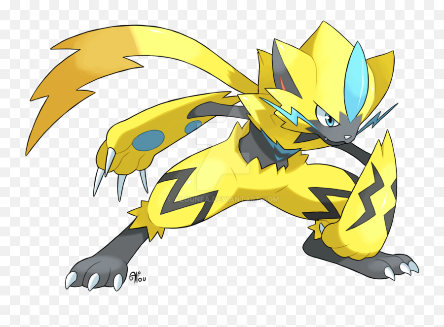 422kib 1280x1251 Zeraora By Alounea Png Legendary Pokemon