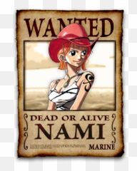 Nami Wanted Poster - One Piece png