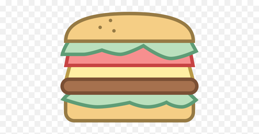 Hamburger Icon In Office Style - Beginning Middle End Burger Png,Cheeseburger Icon