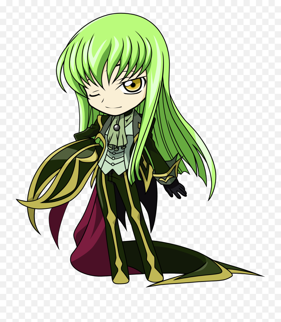 Code Geass C Chibi Anime Girls - Code Geass Cc Chibi Png,Anime Chibi Png