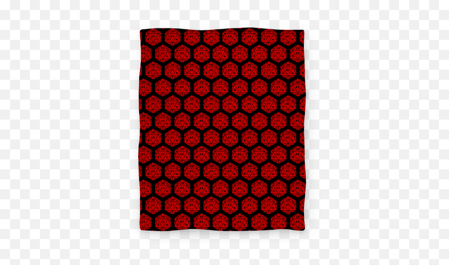 D20 Blanket Red Dice Blankets Lookhuman - Blanket Png,Red Dice Png