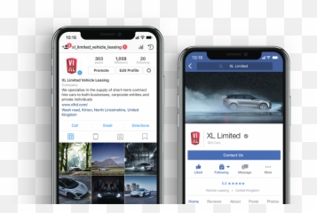 Iphone Instagram Mockup Png 3 Image - Facebook Mobile Mockup
