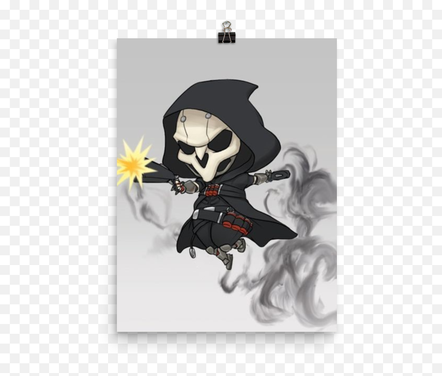 Reaper Chibi Wallpaper Overwatch - Reaper Overwatch Cute Png,Reaper Overwatch Png