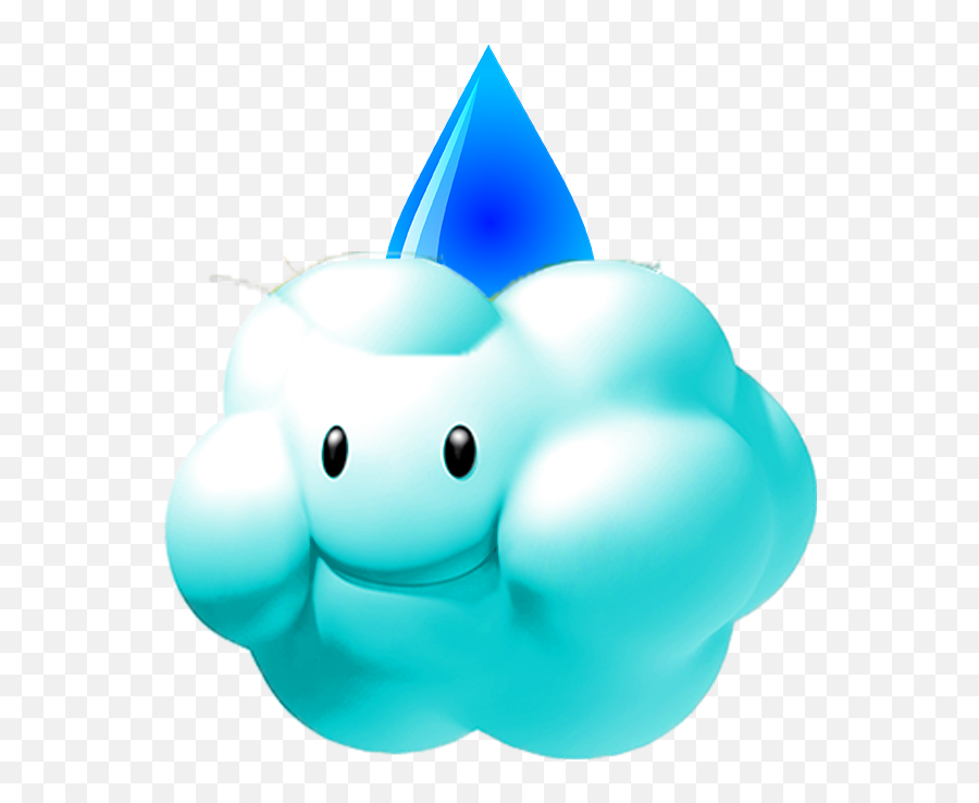 Mario Kart Snow Cloud Png Image - Snow Cloud Mario,Rain Cloud Png