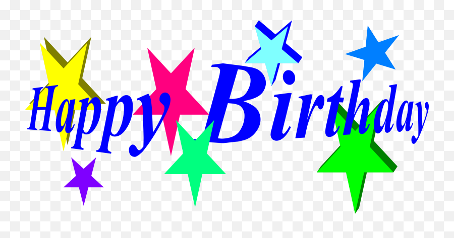 Download Happy Birthday Signs Png - Word Art Happy Birthday,Birthday Clipart Png