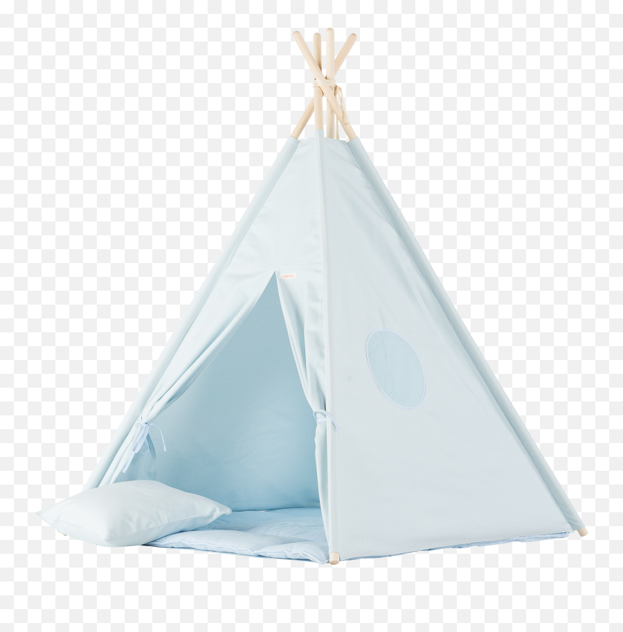 Plain Blue Teepee Set - Tent Png,Teepee Png