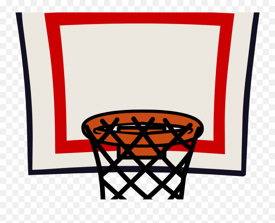 Basketball Goal Clipart - Basketball Hoop Clipart Png,Basketball Goal Png