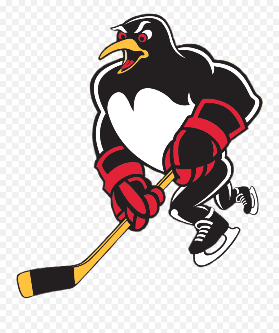 Penguins Clipart Hockey Transparent Free - Wilkes Barre Scranton Penguins Logo Png,Hockey Stick Png