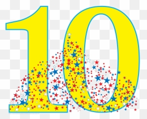 10 Number Png Download Image - Birthday
