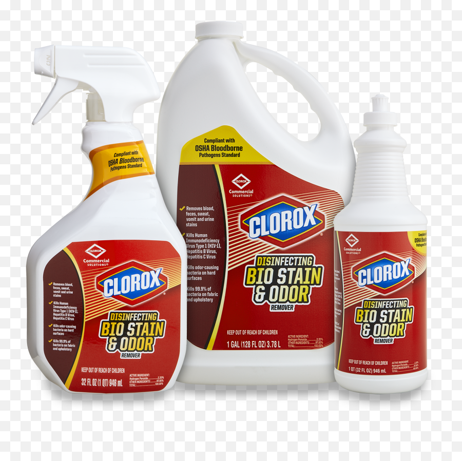 The Clorox Company - Clorox Disinfecting Bio Stain Odor Remover Spray 32 Oz Png,Clorox Png