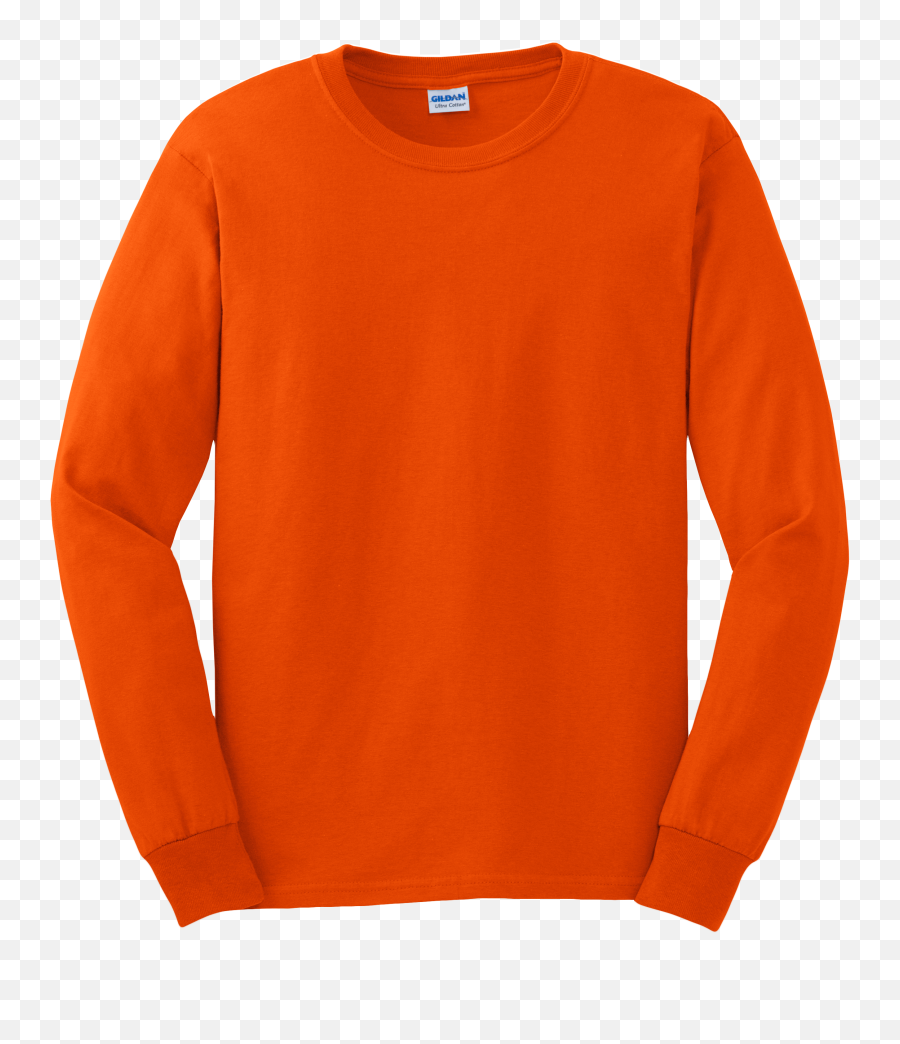 Ultra Cotton Long Sleeve - Long Sleeve T Shirt Orange Png,Long Sleeve Shirt Png
