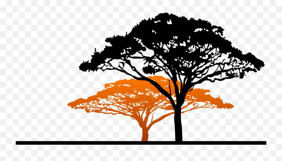 Africa Silhouette Png - South African Trees Silhouette,African Png