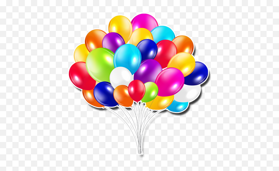 Happy Birthday Png Images Stickers For - Bunch Of Balloons Transparent Background,Happy Birthday Png Images
