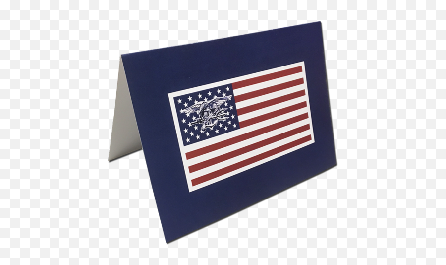 Trident Flag Note Cards - American Flag Png,Blank Flag Png