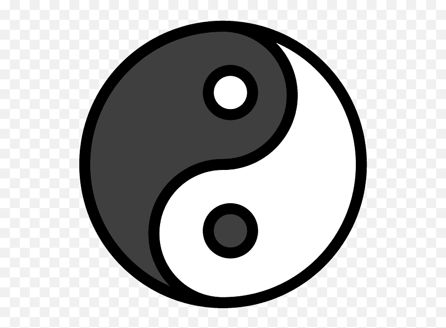 Yin Yang Emoji Clipart Free Download Transparent Png - Yin Yang Emoji,Yin Yang Symbol Png