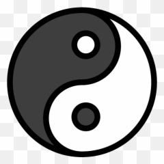 Yin Yang Emoji Clipart Free Download Transparent Png - Yang Emoji