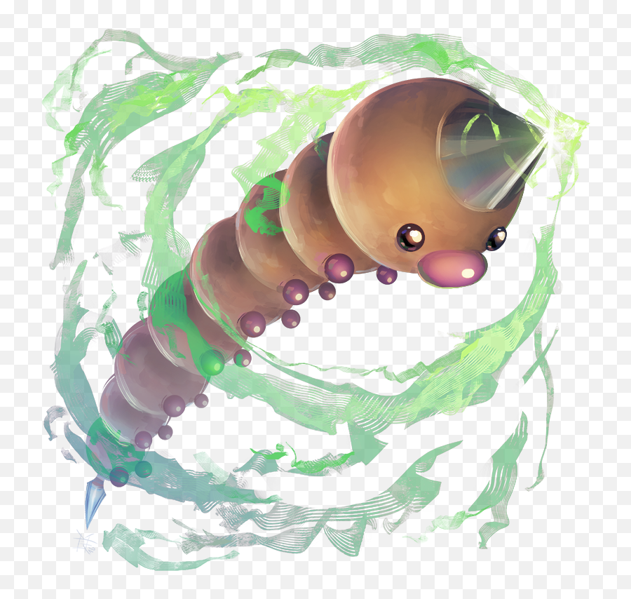 013 Weedle Used Poison Sting And String - Pokemon Weedle Poison Sting Png,Weedle Png