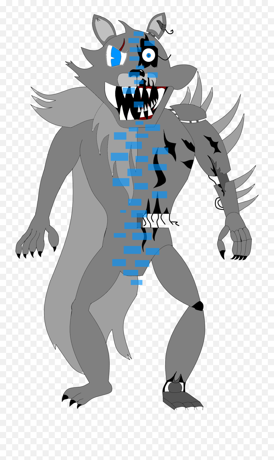 Contest Entrytwisted Wolf - Demon Png,Wolf Cartoon Png