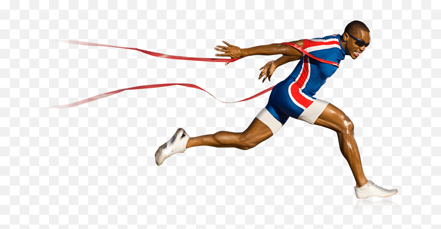 Running Man Winner Transparent Png - Athlete Png,Usain Bolt Png