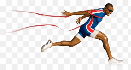 Running Man Winner Transparent Png - Athlete Png,Usain Bolt Png