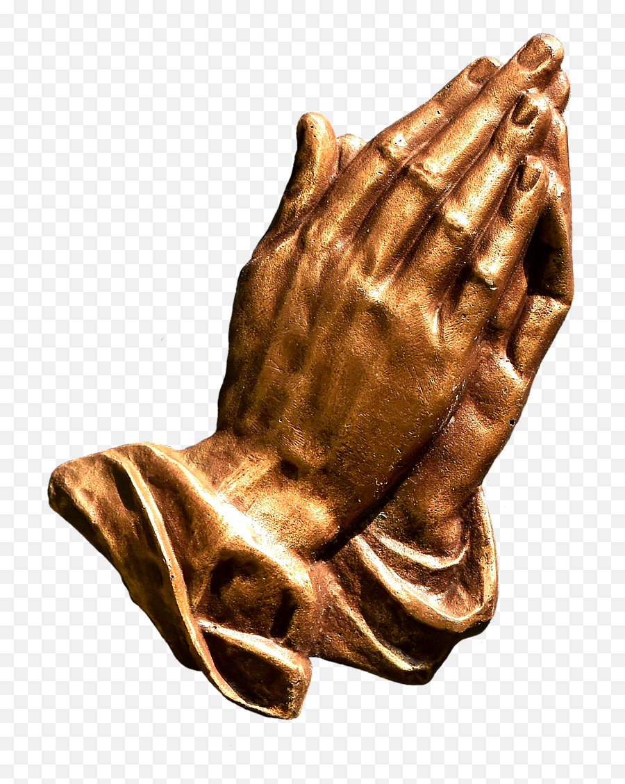Praying Hands Prayer Religion Faith God - Gold Praying Hands Png,Prayer Png