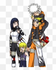 In A Perfect World Naruto Hinatas - Chibi Naruto And Hinata Kids Png,Hinata Hyuga Png