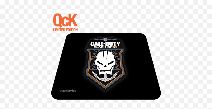 Steelseries 67245 Qck Call Of Duty Black Ops Ii Badge Edition Mouse Pad - Steel Series Qck Call Of Duty Png,Black Ops 2 Logo Png