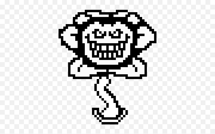 Flowey Png - Evil Flowey Flowey Undertale Pixel Art Victoria,Transparent Undertale